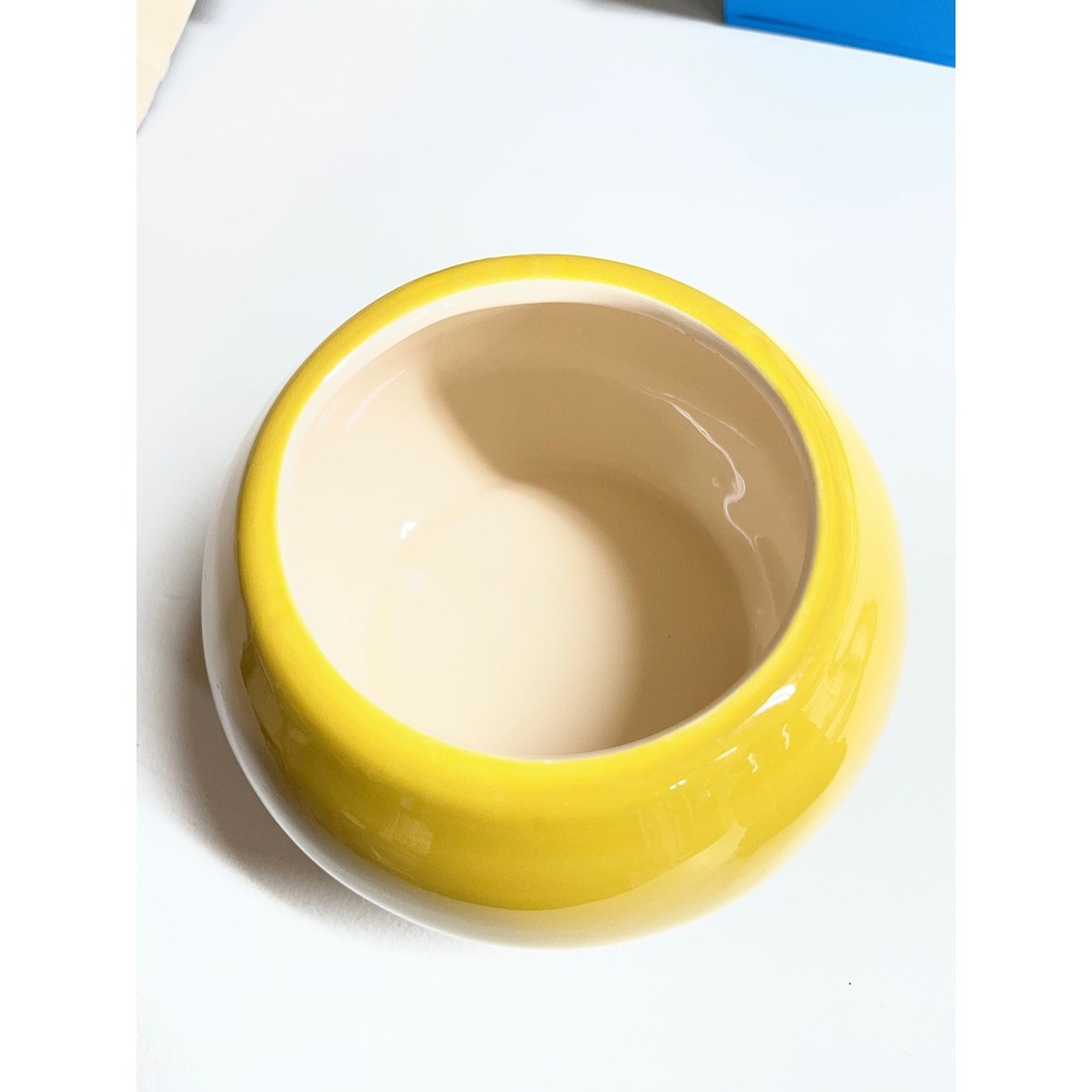 ND‎ Exclusive Hand Painted Ceramic Yellow Pear Canister Cookie Jar Kitchen Decor - Picture 2 of 4